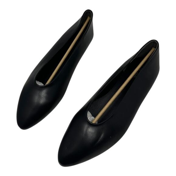 Seychelles Black Leather Flats Women’s Size 11 - Picture 2 of 10